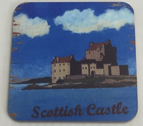 New wooden coaster - wooden, scottish