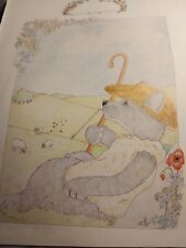 Sk11 Ephemera A4 Picture A Wolf Turned Shepherd 