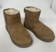 Women's Ugg Australia Mini Boots Sand Size UK 3 S/N 1016222 Sheepskin Inners