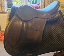  Bates Arena AP Saddle 16.5 Brown Adjustable Gullet
