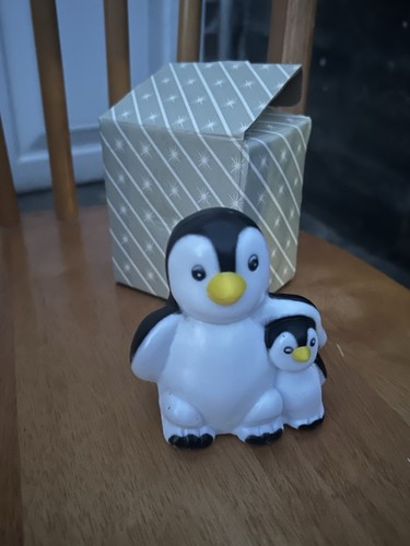 Penguin chick ornament - penguin,