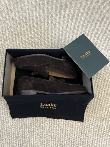 Loake brown loafer new - brown, (new