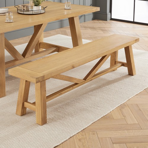 Trestle bench seating 3 - bench,
