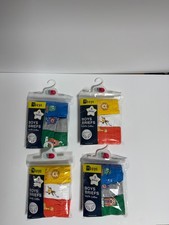 4 x 3 Pack Boys Briefs 100%