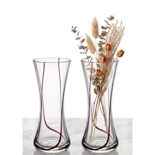 Minimalist clear glass flower - clear,