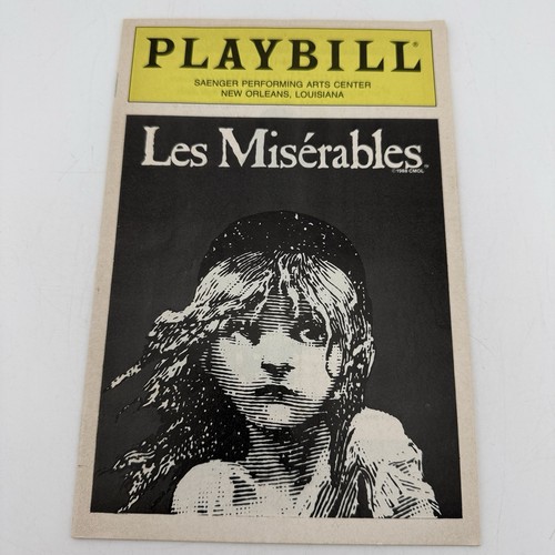 Les miserables playbill - miserables”,