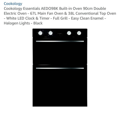 Double electric oven - electric,
