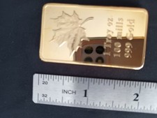 1 Troy oz 100 Mills .999 Gold