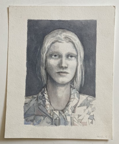 Vintage 80s watercolour - vintage,