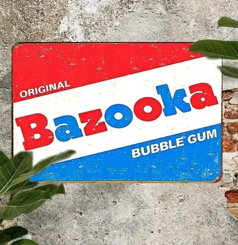 Bazooka bubble gum metal - gum,