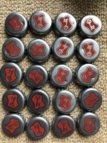 Becks beer bottle tops - 20,