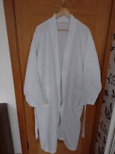 White Honeycomb Unisex Bathrobe/ Dressing Gown Large NWOT