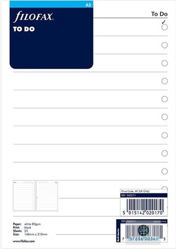 Filofax size do - size, to