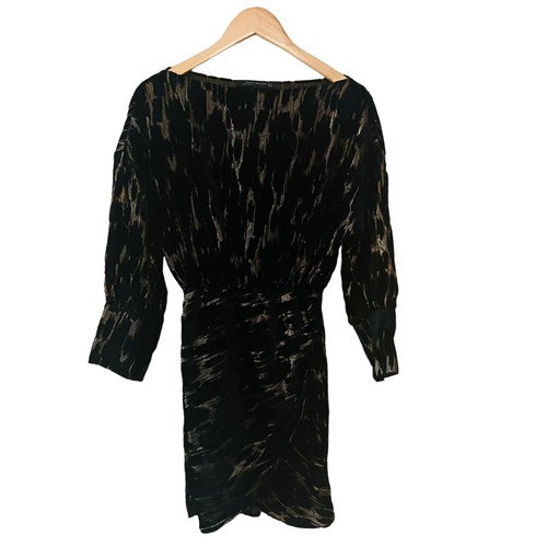 Zara velvet burn out - velvet, glittery