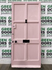 Vintage wooden front door - wooden,