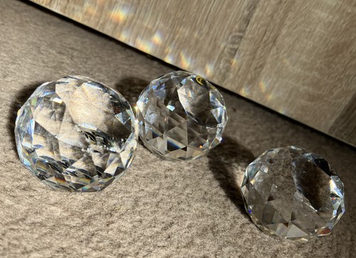 Vintage faceted glass - vintage,