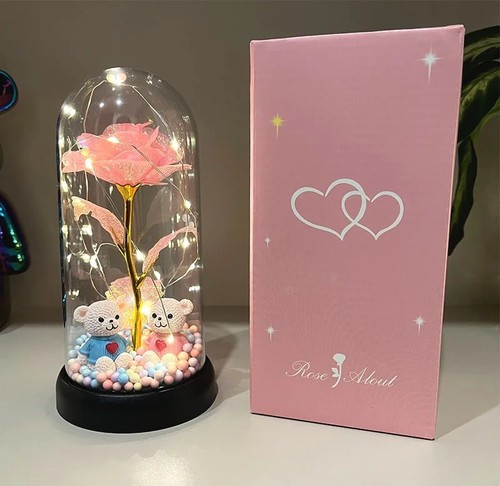 Led light rose - led, clear