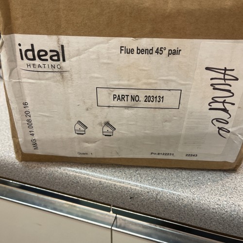 Ideal flue elbow - flue, 45