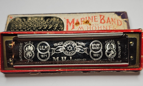 Pre wwii hohner marine band - m.hohner,