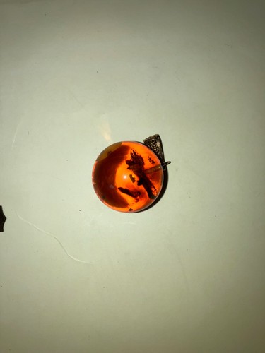 Amber pendant costume - amber,