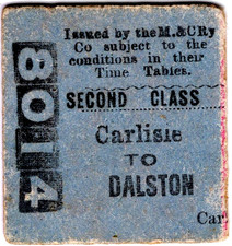 Railway half ticket: Maryport