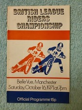 BELLE VUE SPEEDWAY 1971