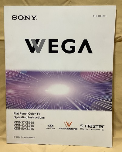 Sony wega flat - panel, tv