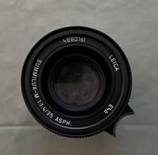 Leica Summilux 35mm f1.4 ASPH-M Black - 11726 (FLE II) - mint condition