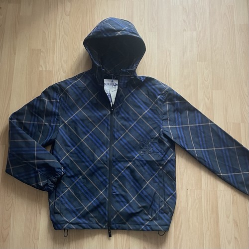 Burberry check pattern hooded - pattern,