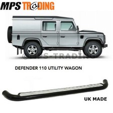 Land Rover Defender 110 5DR Utility XS Side Steps Silver Tread D110-XS-5D-SIL