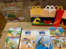 Complete Collection 4 Games + 2 Books Asterix Macdo, Happy Meal, Macdonald's New.