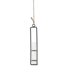 Hanging glass test tube flower - hanging,