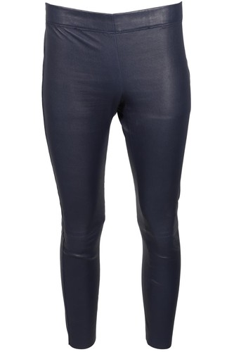 Joseph navy leather skinny - leather,