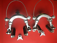 VINTAGE 1960's MAFAC RACER CENTRE PULL ALLOY BRAKES & YOKES,POLISHED-IN EXC COND