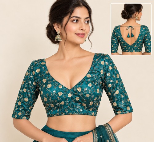 Indian sari blouse readymade - sari, blouse,