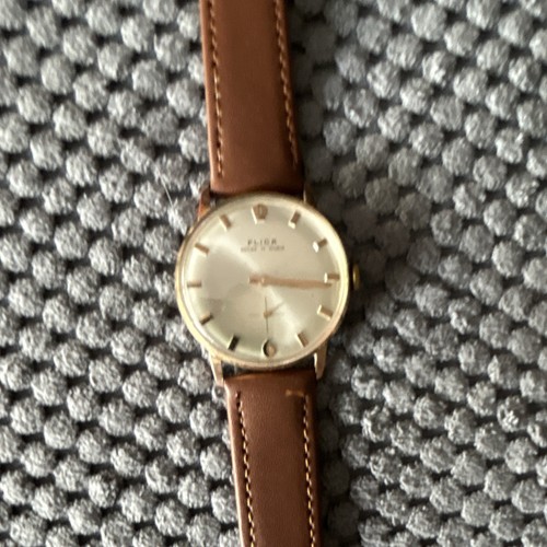 Flica manual wind - ., gold-tone