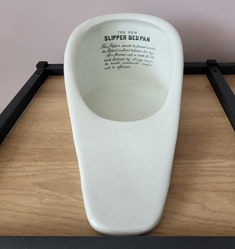 Slipper bed pan white - slipper,