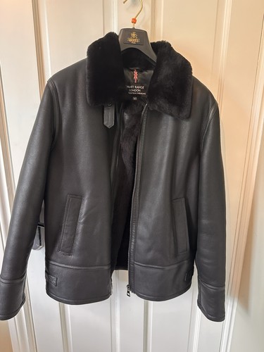 Men black leather - black,