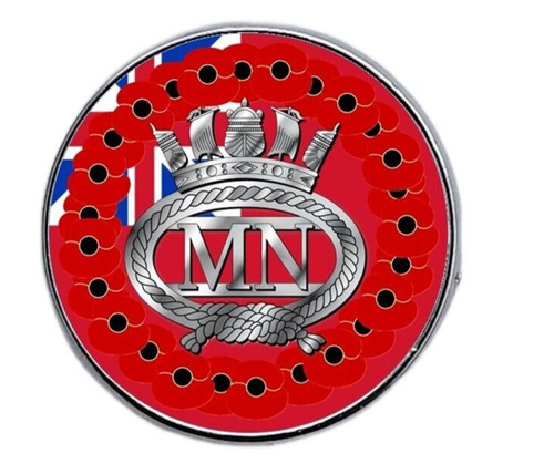 Merchant navy poppies wreath - merchant,