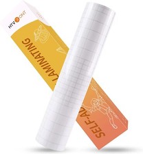 12"x30FT Clear Self-Adhesive Laminating Vinyl Roll Non Thermal Laminating Film