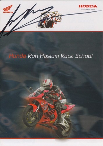 Leon haslam hand signed - leon,
