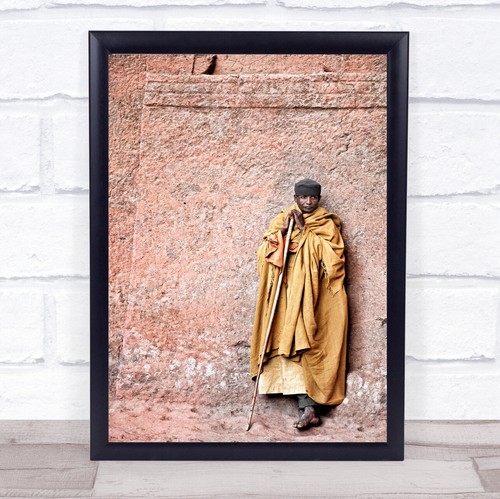 Lalibela monk ethiopia robe - lalibela,