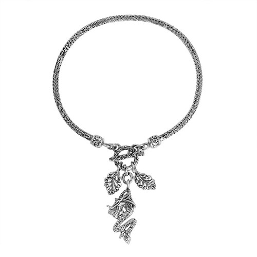 Dragon charm bracelet with - charm,