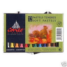 Conte Soft Pastel Set - 12 Assorted Colours