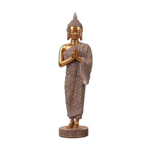Buddha statue with pedestal - with,