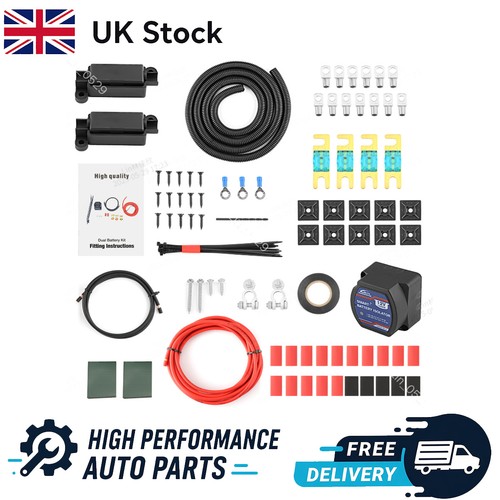Split charge battery relay - split,