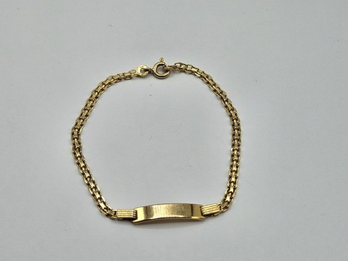 18ct gold bracelet - gold, i.d.