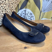 Gabor Ladies Navy Blue Suede