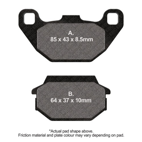 Ebc scoot org brake pads - org, bk
