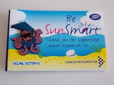Cancer Research UK pin badge